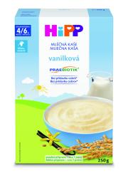 6x HiPP Kaša mliečna prvá PRAEBIOTIK® pre dojčatá vanilková od uk. 4.-6. mesiaca, 250 g