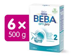 6x BEBA OPTIPRO® 2 Mlieko pokračovacie, 500 g?