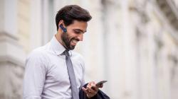 CellularLine Bluetooth headset Grace s dlhou výdržou batérie modrý