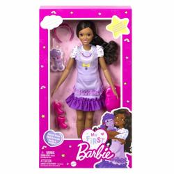 Mattel Barbie HLL18 Moja Prvá Barbie Bábika –Čiernovláska s pudlíkom