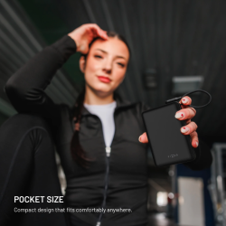 FIXED FIXED Zen 20 Loop USB-C 20000mAh 40W s LCD displejom a integrovaným káblom