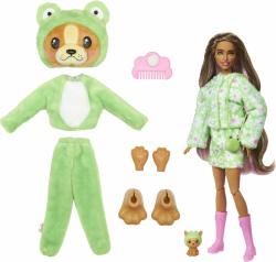 Mattel Barbie Cutie reveal v kostýme -  psík v zelenom kostýme žabky