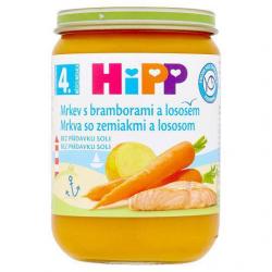 HiPP Mrkva so zemiakmi a lososom 190 g