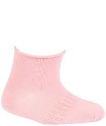 WOLA Ponožky dojčenské bambusové jednofarebné neutrál Pink 12-15