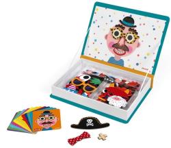 Janod Janod Magnetibook Zábavné tváre chlapci Magnetická kniha pre deti