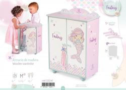 DeCuevas Toys DeCuevas 55241 Drevená šatníková skriňa pre bábiky s doplnkami Ocean Fantasy 2021