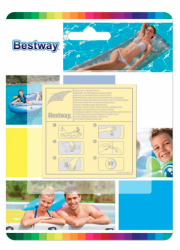 Bestway Sada Bestway® 62068, 65x65 mm, na opravu bazéna a nafukovačiek, 10 ks