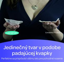 LANSINOH Vložky prateľné do podprsenky 8ks (telová/čierna)