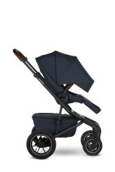 EASYWALKER Kočík kombinovaný Jimmey Indigo Blue XXL AIR + RWS + Jackey Shadow Black