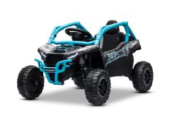 BENEO Kawasaki TERYX KRX 1000 12V, modré, jednomiestne, odpružená zadná náprava, 2,4 Ghz diaľkové ov