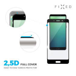 FIXED Full-Cover pre Redmi Note 7/7 Pro, lepenie cez celý displej, čierne