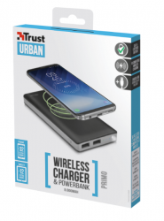 Trust Primo Wireless Charging Powerbank 8000mAh