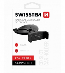 Swissten S-GRIP S3-CD1 držiak do slotu CD prehrávača v aute