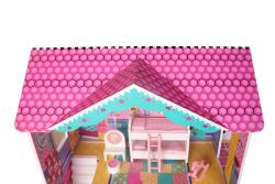 Wiky Drevený domček pre bábiky 82 × 33 × 118 cm