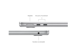 Apple MacBook Air 13" Apple M3 8C CPU 10C GPU 24GB 512GB Strieborný SK
