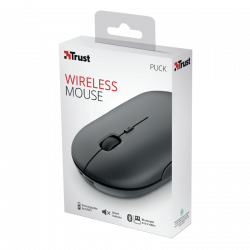 Trust Puck Rechargeable Bluetooth Wireless Mouse - black