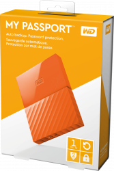 Western Digital My Passport 1TB oranžový