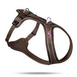 CURLI Postroj pre psov Belka Comfort Brown M, 20-30 kg