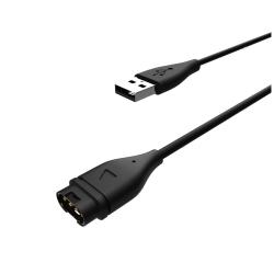 FIXED Nabíjací USB kábel pre Fenix 5/6/7/7X, Epix, Venu 2/3, Vívoactive 3/4/5, čierny