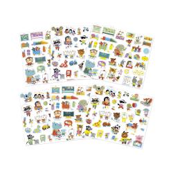 Janod Janod Stickers Samolepky Škôlka 200 ks od 3 rokov