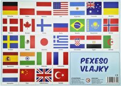 Wiky Pexeso štátne vlajky 32 dvojic