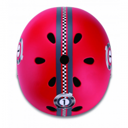 Globber Globber detská prilba PRINTED JUNIOR racing Red XS/S (51-54 cm)