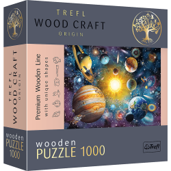 Trefl Trefl Drevené puzzle 1000 - Cesta naprieč Slnečnou sústavou