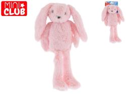 MIKRO -  Mini Club zajačik plyšový ružový 37cm dlhé nohy 0m+