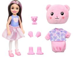 Mattel Mattel Barbie Cutie reveal Chelsea Ružový macík HKR17 pastelová edícia