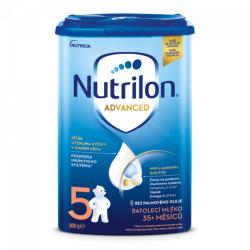 3x NUTRILON 5 Mlieko batoľacie 800 g, 35+