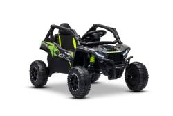 BENEO Kawasaki TERYX KRX 1000 12V, čierne, jednomiestne, odpružená zadná náprava, 2,4 Ghz diaľkové o