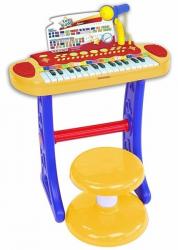 Bontempi Bontempi Detské elektronické piano so stoličkou a mikrofónom 133242