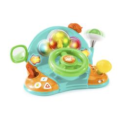 BRIGHT STARTS Hračka hudobná svetelná volant Lights&Colors Driver™ 6m+