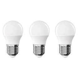 Emos Classic Mini Globe 4.2W E27 470lm neutrálna biela 3ks