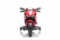 BENEO HONDA CBR 1000RR, Licencované, 12V batéria, Plastové kolesá, 30W motor, LED svetlá, pevný rám,