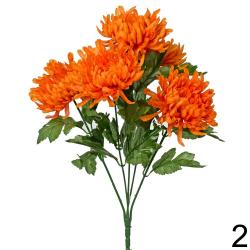 Kytica chryzantéma 48cm oranžová
