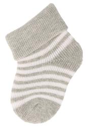STERNTALER Ponožky froté 3ks v balení svetlá sivá chlapec veľ. 0 0-1m