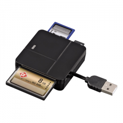Hama All in One Multi-Card Reader - SD/microSD/CF