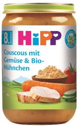 HiPP BIO Kuskus so zeleninou a kuracie mäso 220 g, od 8. mesiaca