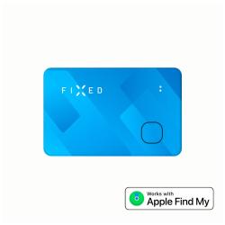 FIXED Tag Card s podporou Find My, bezdrôtové nabíjanie, modrý