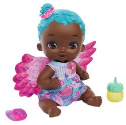 Mattel Mattel My Garden Baby Miminko - plameniak s modrými vlasmi