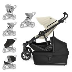 THULE Kočík Urban Glide 4-wheel Beige/Black set XXL