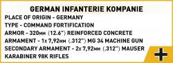 Cobi Cobi COH German Fighting Position, 1:35, 650 k, 1 f