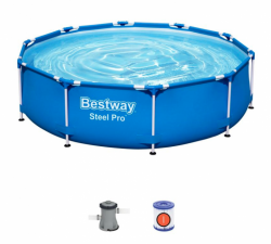 Bestway Záhradný bazén Bestway Steel Pro 3.05m x 76cm Pool Set