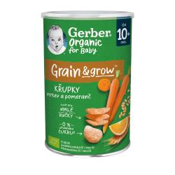 5x GERBER Organic chrumky s mrkvou a pomarančom 35 g?