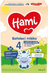 HAMI 4 Mlieko batoľacie s príchuťou vanilky 600 g