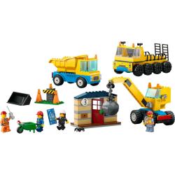 LEGO LEGO® City 60391 Stavebná dodávka a demolačný žeriav