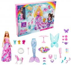 Mattel Mattel Barbie Rozprávkový adventný kalendár HGM66