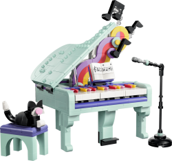 Lego Hudobná dekorácia: Klavír s mačkou  + doručenie zadarmo 