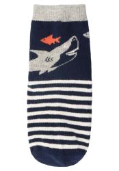 STERNTALER Ponožky protišmykové Žralok SUN modrá chlapec veľ. 22 12-24m